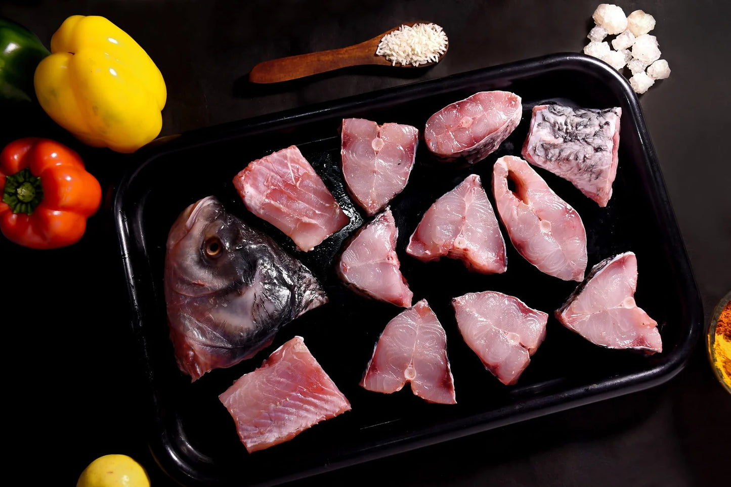 Catla Fish Curry Cut